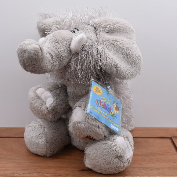 Webkinz Ganz Other - Elephant HM007 Plush Stuffed Animal Retired Unused Code Webkinz Ganz Stuffed Toy